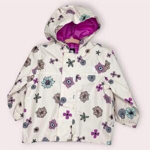 The North Face Baby Antora Rain Jacket White Dune/Desert Bloom 3-6 Months